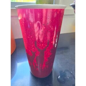 NEW‎ Tim Hortons 2017 Ceramic Travel Mug Deer Red